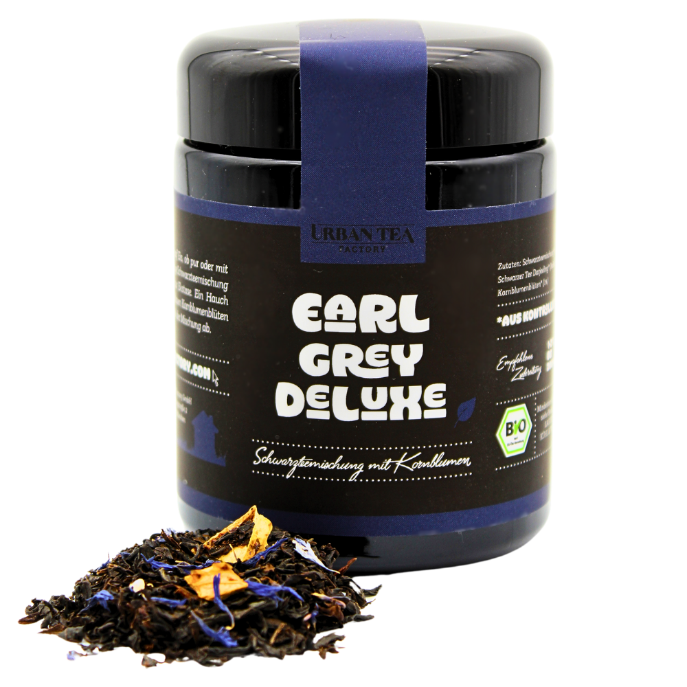 Earl Grey Deluxe Schwarzteemischung mit Kornblumen- 50g - Bio