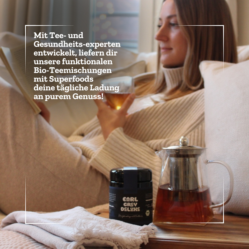 Earl Grey Deluxe Schwarzteemischung mit Kornblumen- 50g - Bio