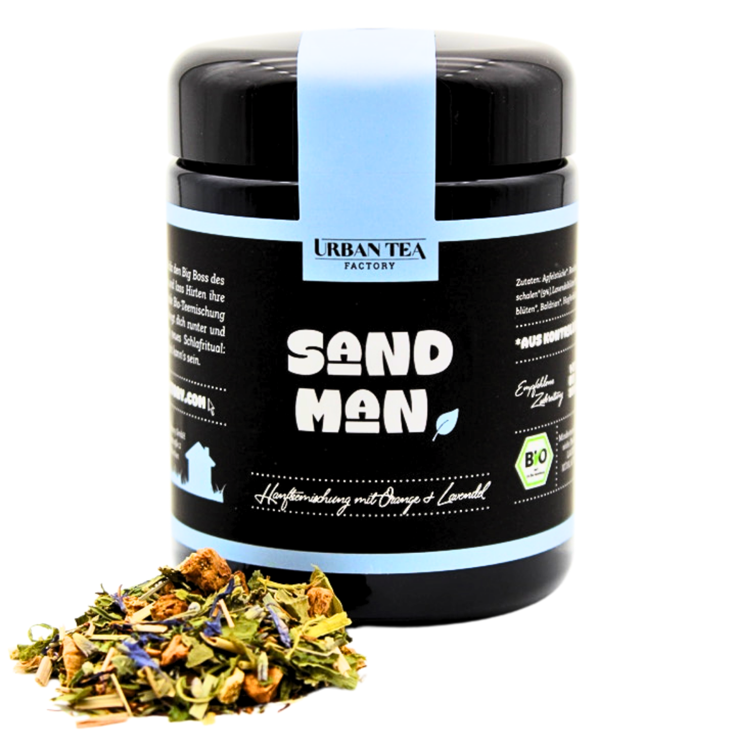 Sandman -  Hanfteemischung mit Orange & Lavendel - 50g - Bio