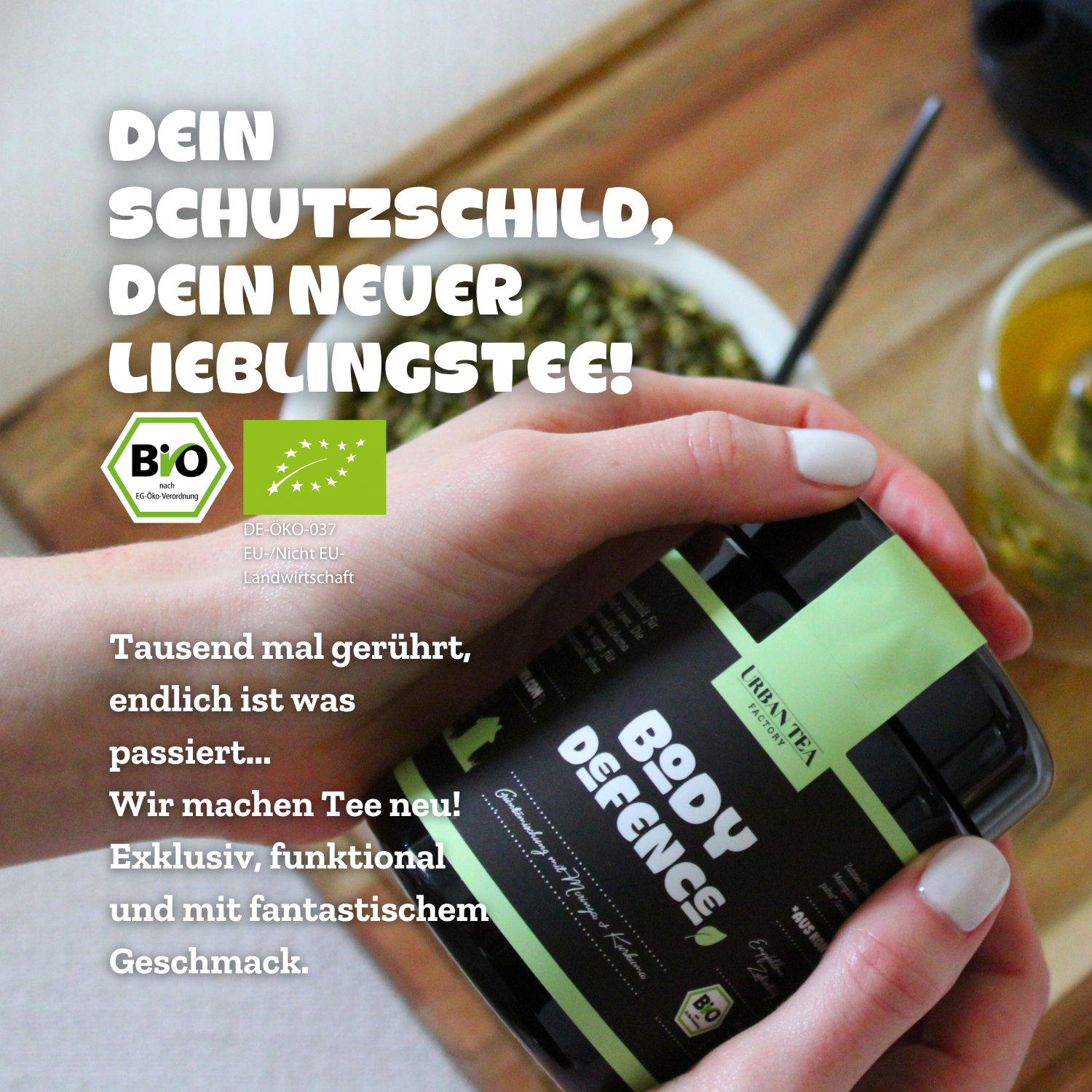Body Defence - Grünteemischung - 50g - Bio
