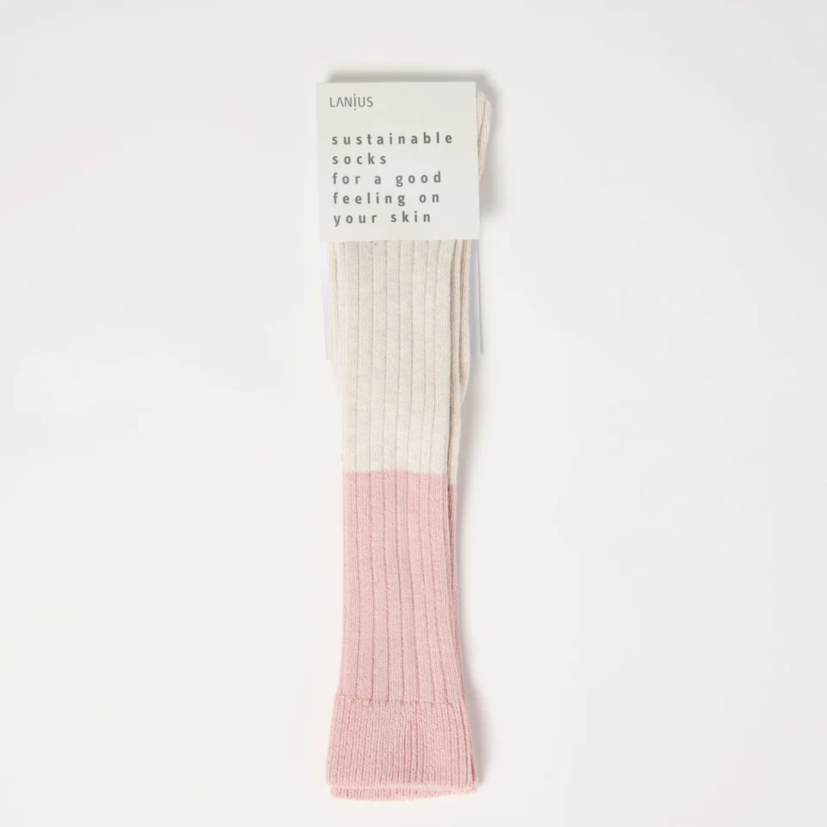 Colourblock Kniestrümpfe GOTS
