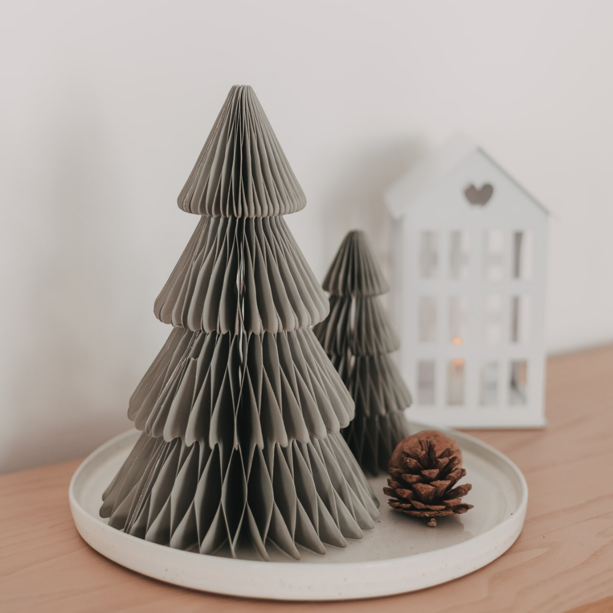 Papiertanne 2er Set