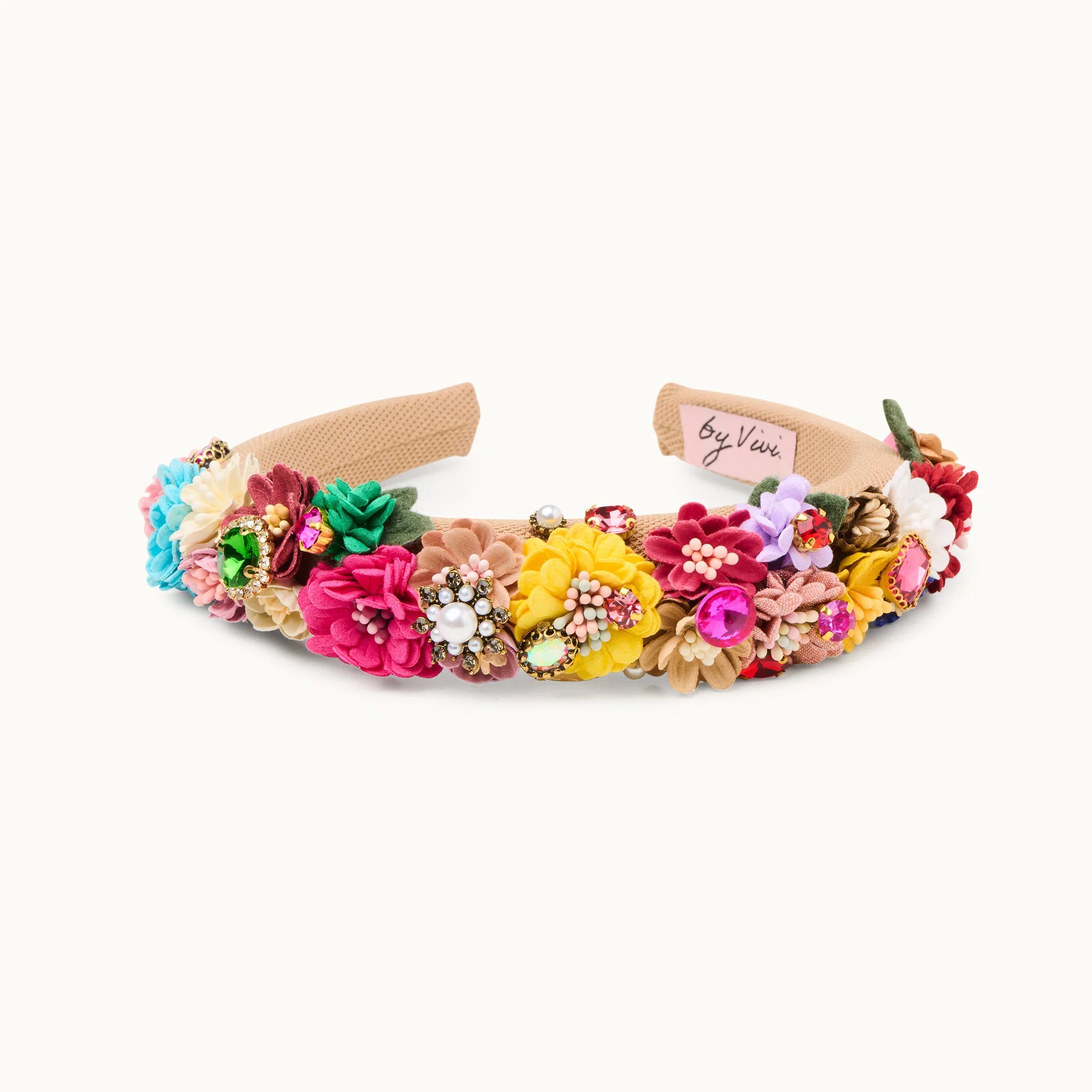 Haarreif Flower Toffee