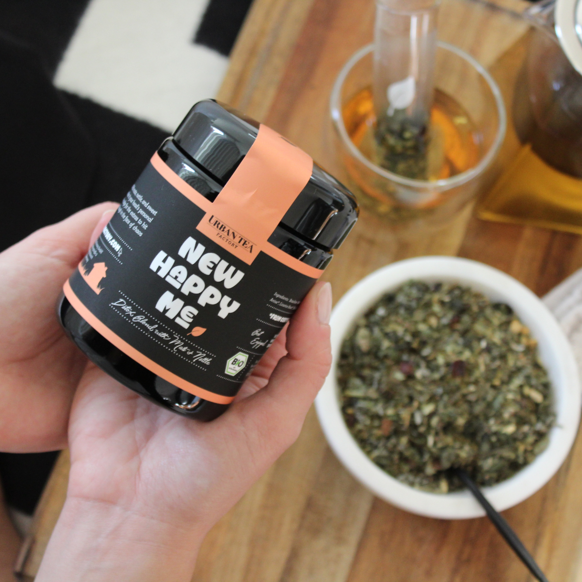 New Happy Me -  Puretoxmischung mit Mate & Brennnessel - 50g - Bio