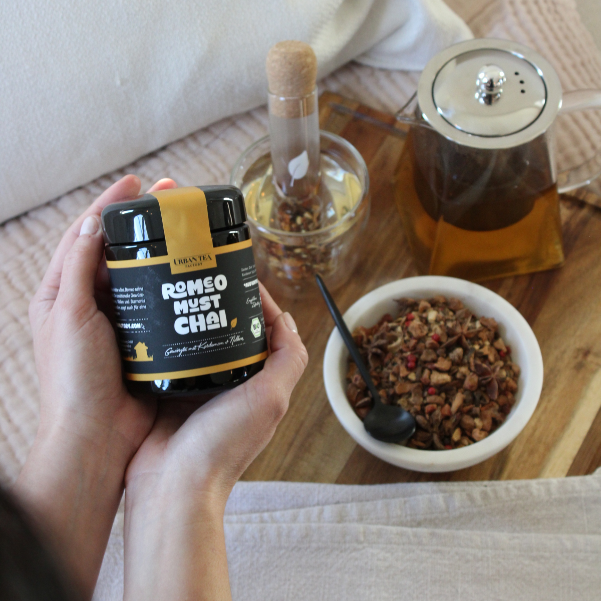 Romeo Must Chai  Gewürztee mit Kardamom & Nelken - 65g - Bio