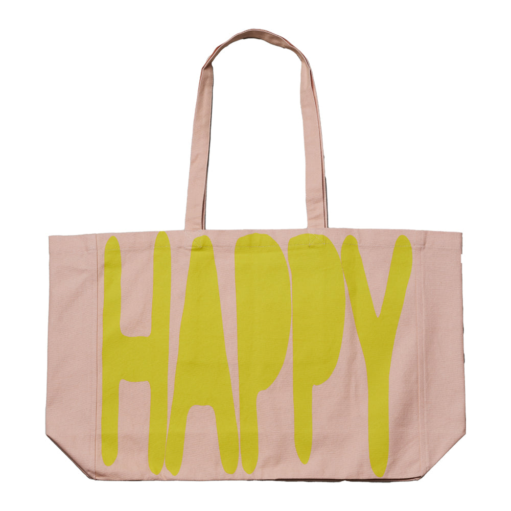 Organic cotton bag - happy