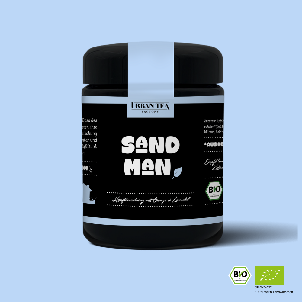 Sandman -  Hanfteemischung mit Orange & Lavendel - 50g - Bio