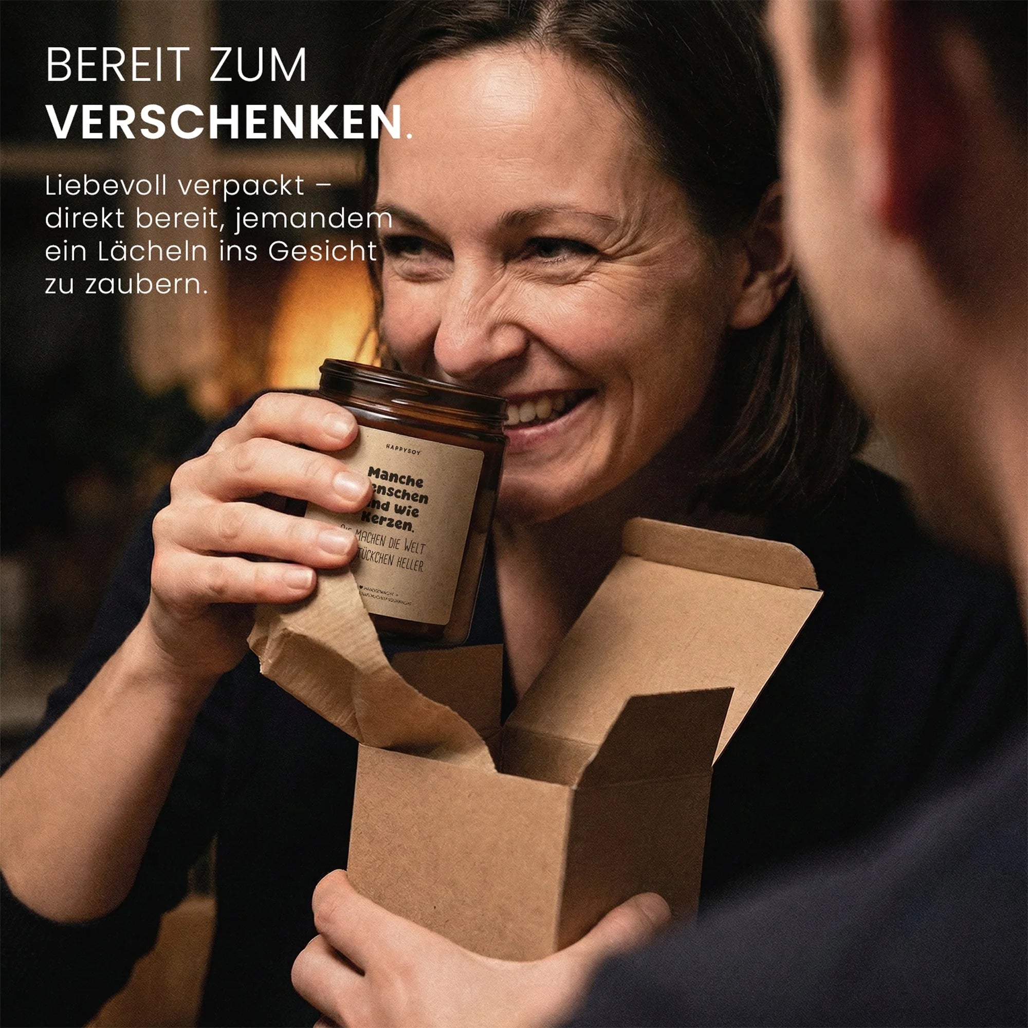 Duftkerze - Manche Menschen sind wie Kerzen