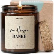 Duftkerze - von Herzen Danke
