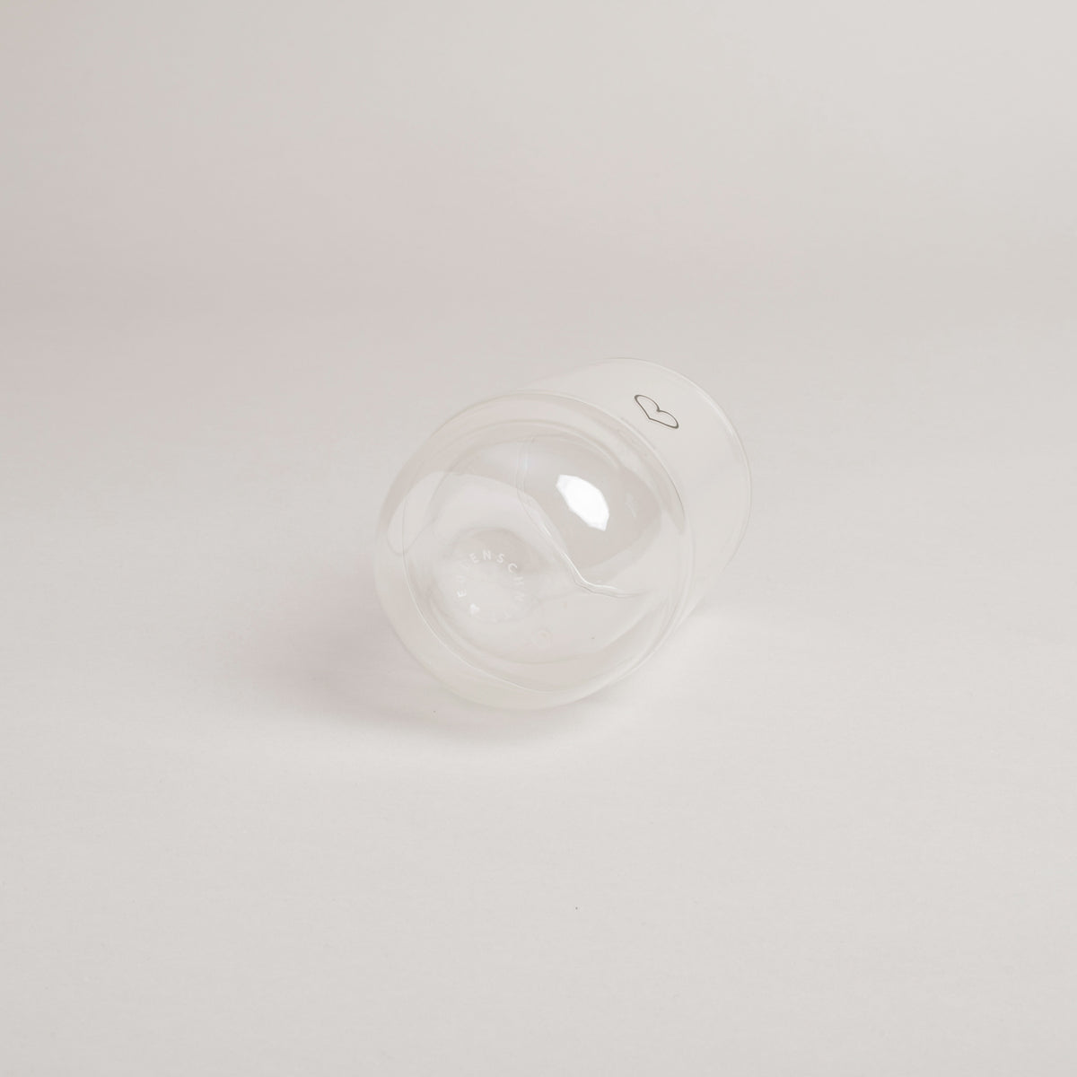 Doppelwandiges Glas Herz, 300 ml