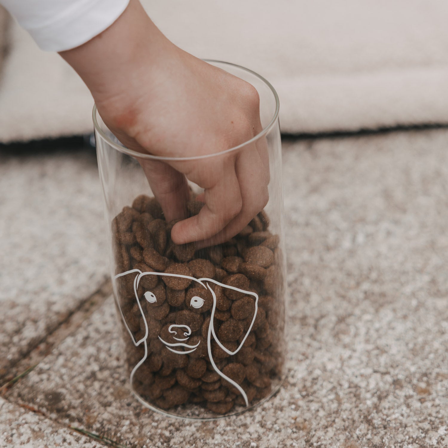 Vorratsglas Hund