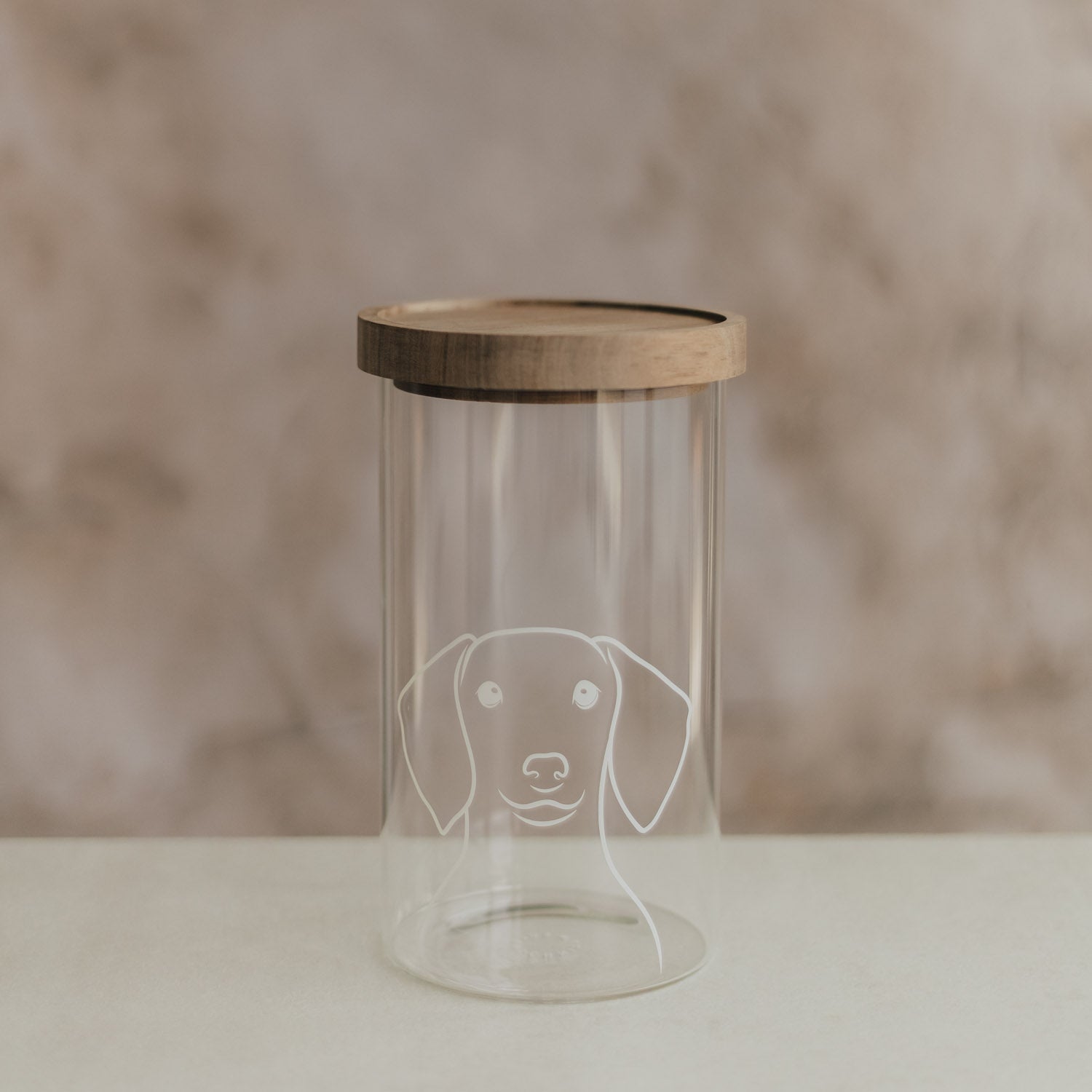 Vorratsglas Hund