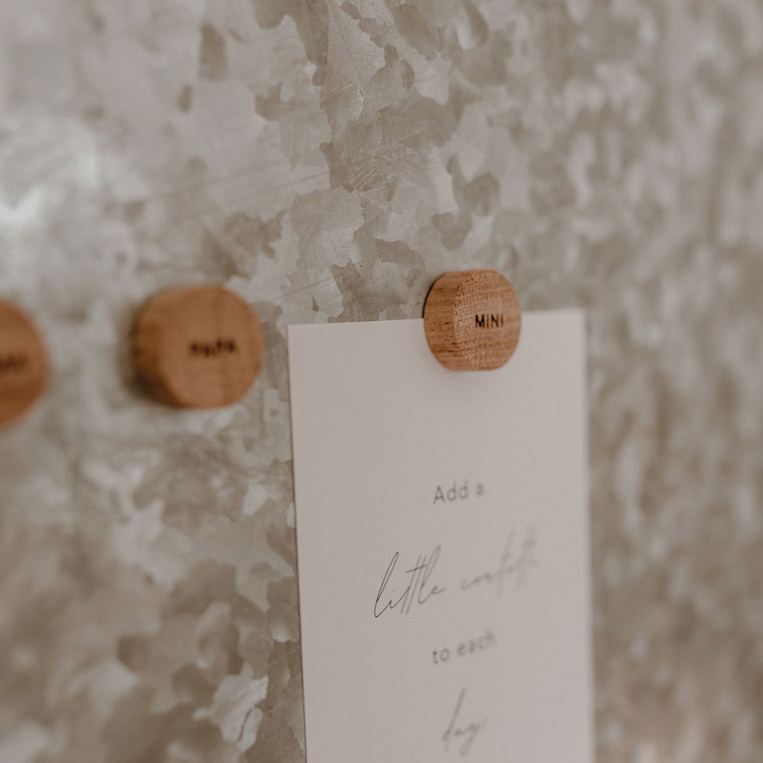 Familie Holzmagnet 3er Set