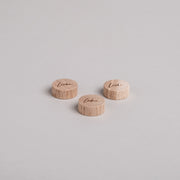 Lebe Liebe Lache Holzmagnet 3er Set