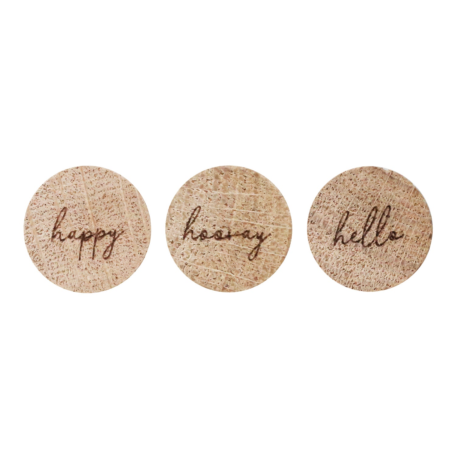 Hooray Holzmagnet 3er Set