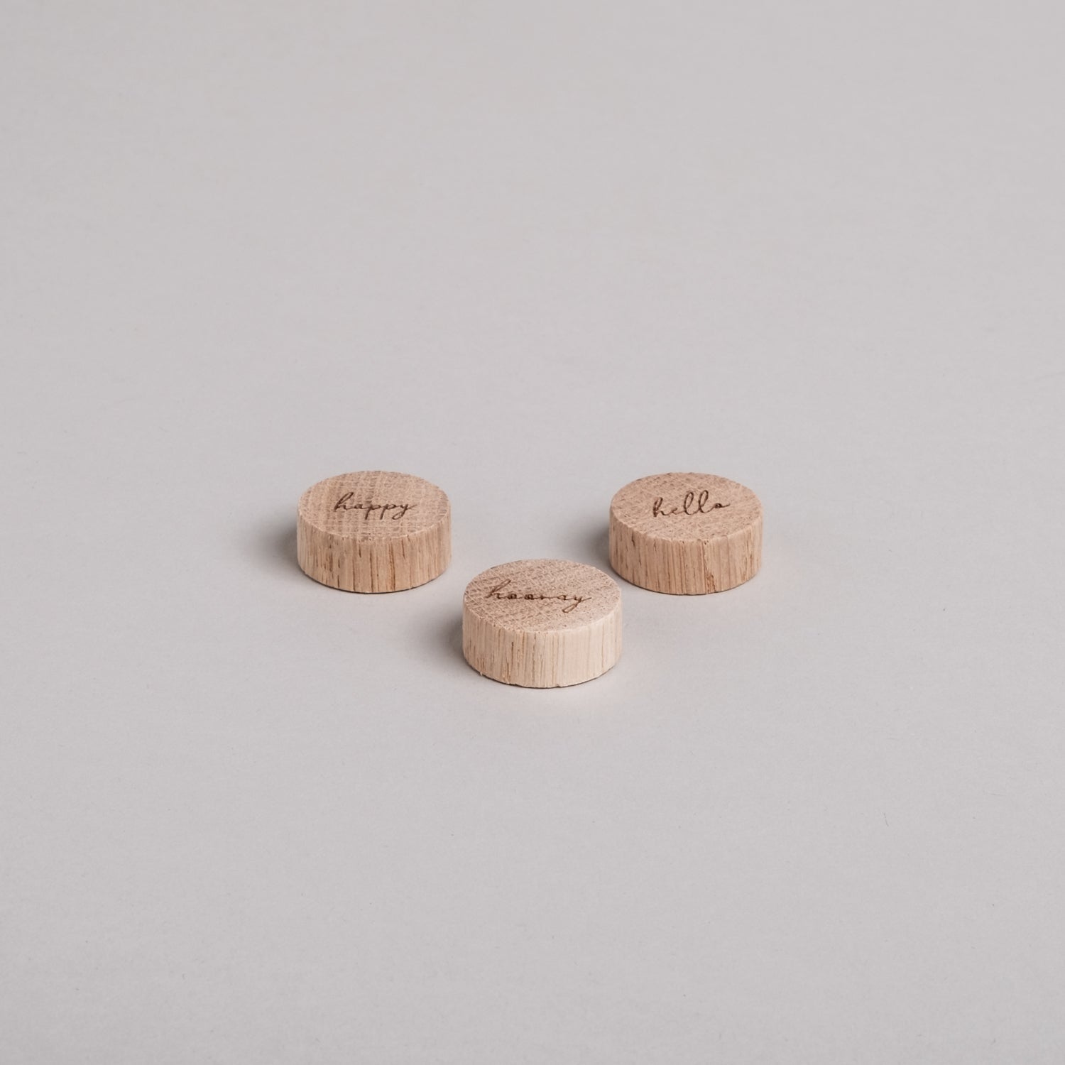 Hooray Holzmagnet 3er Set