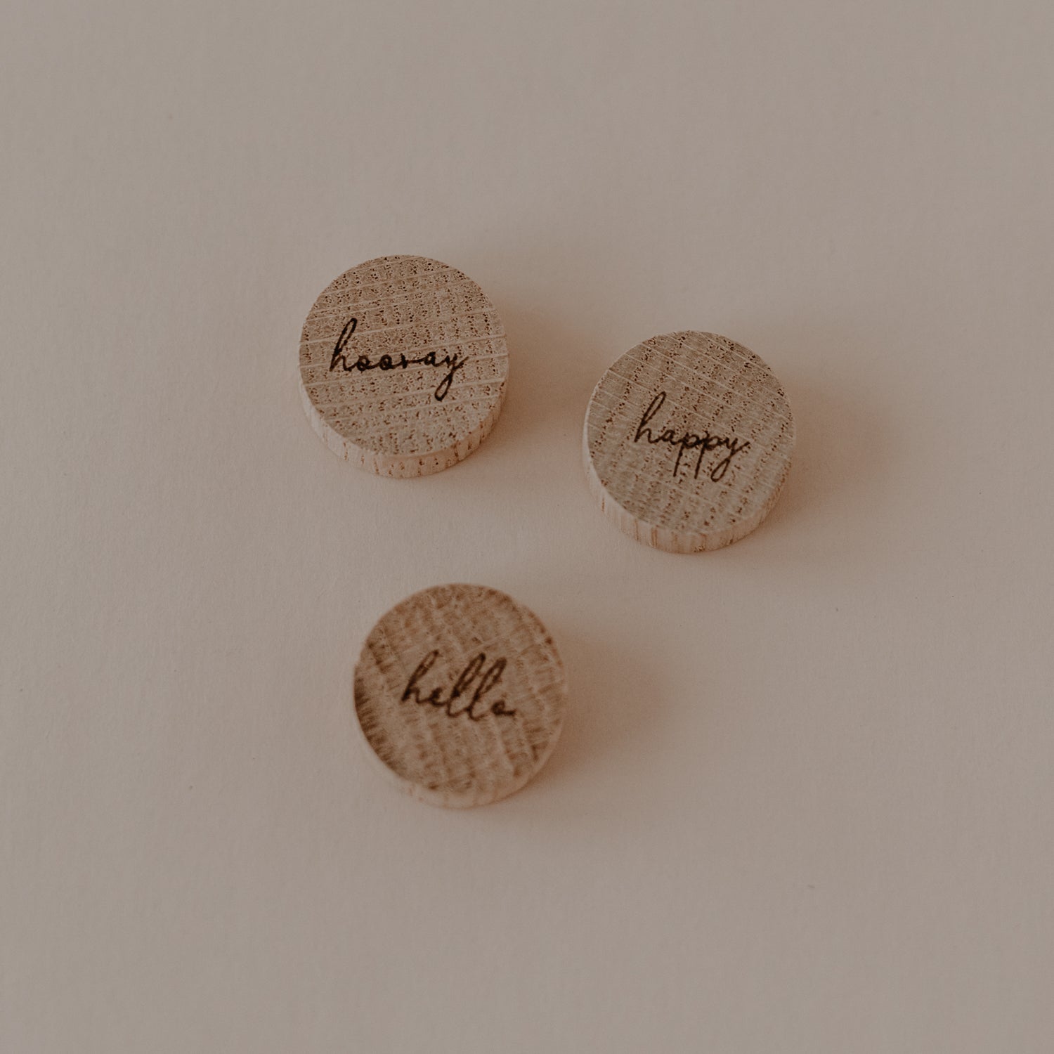 Hooray Holzmagnet 3er Set