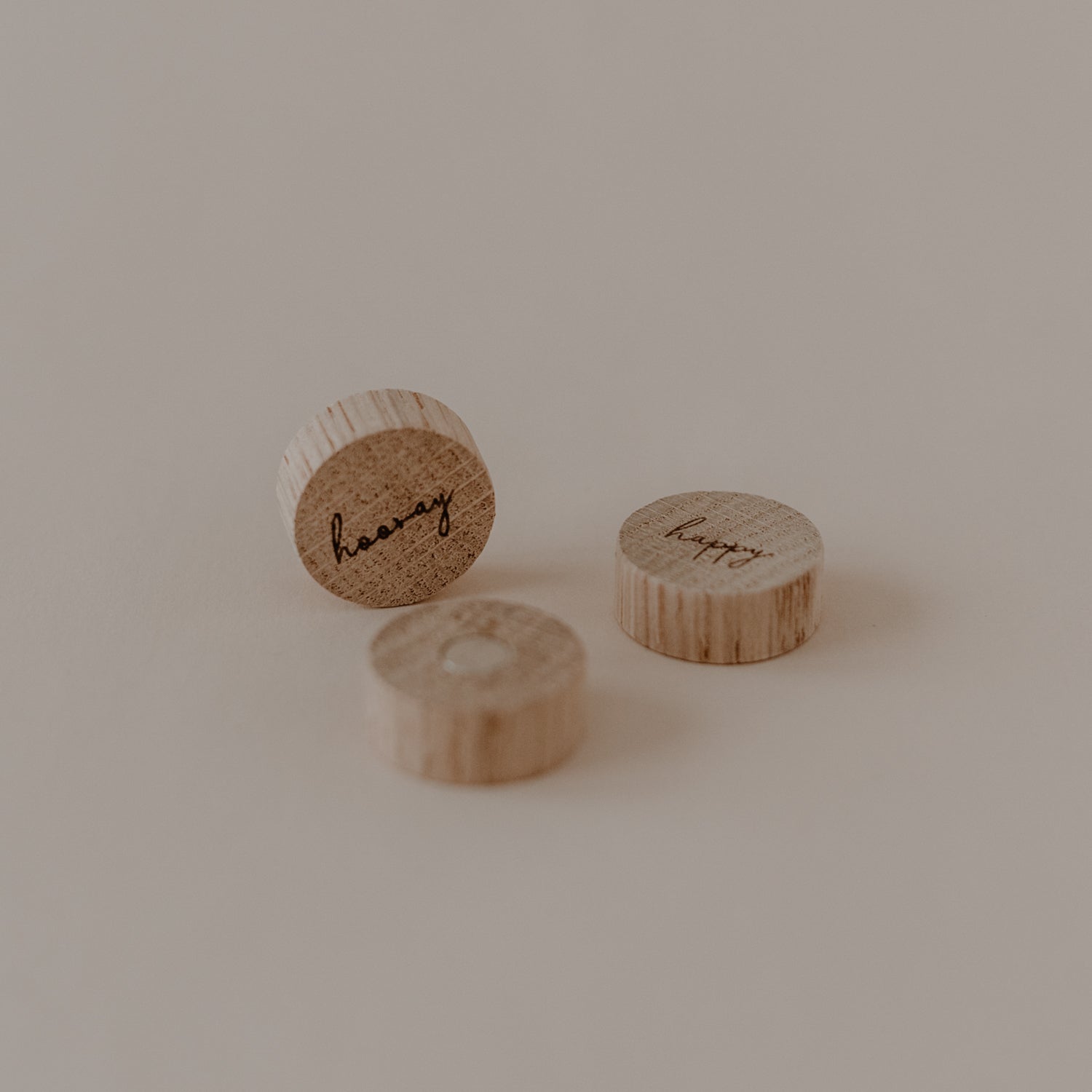 Hooray Holzmagnet 3er Set