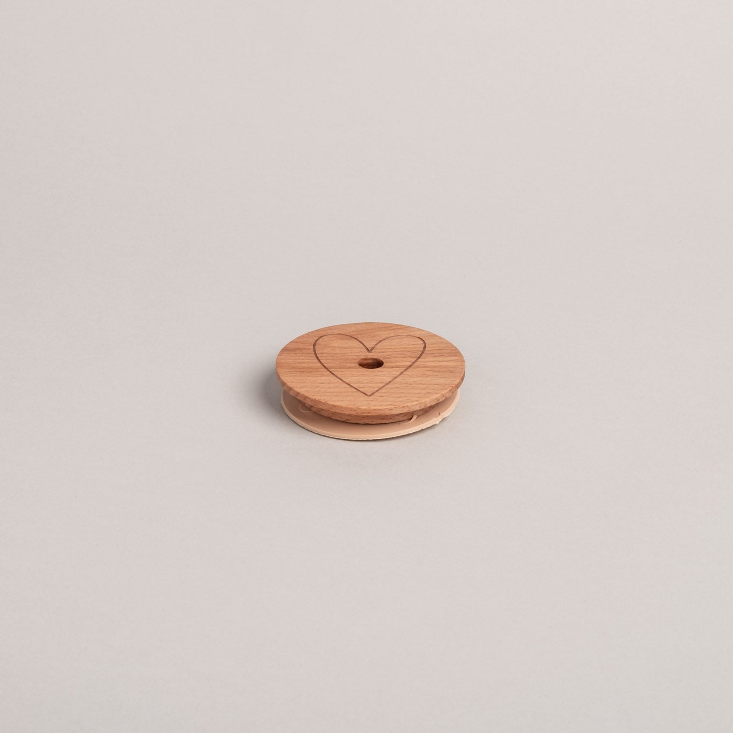 Deckel Herz für Hohes Trinkglas