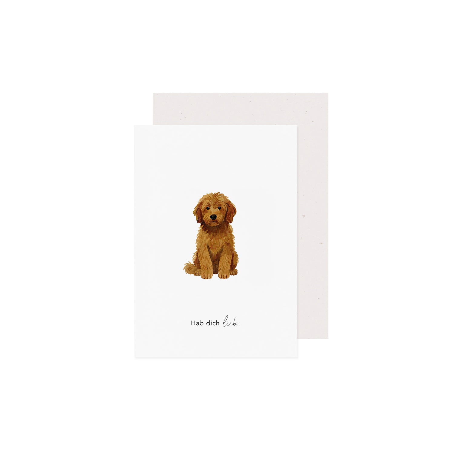 Klappkarte Hund