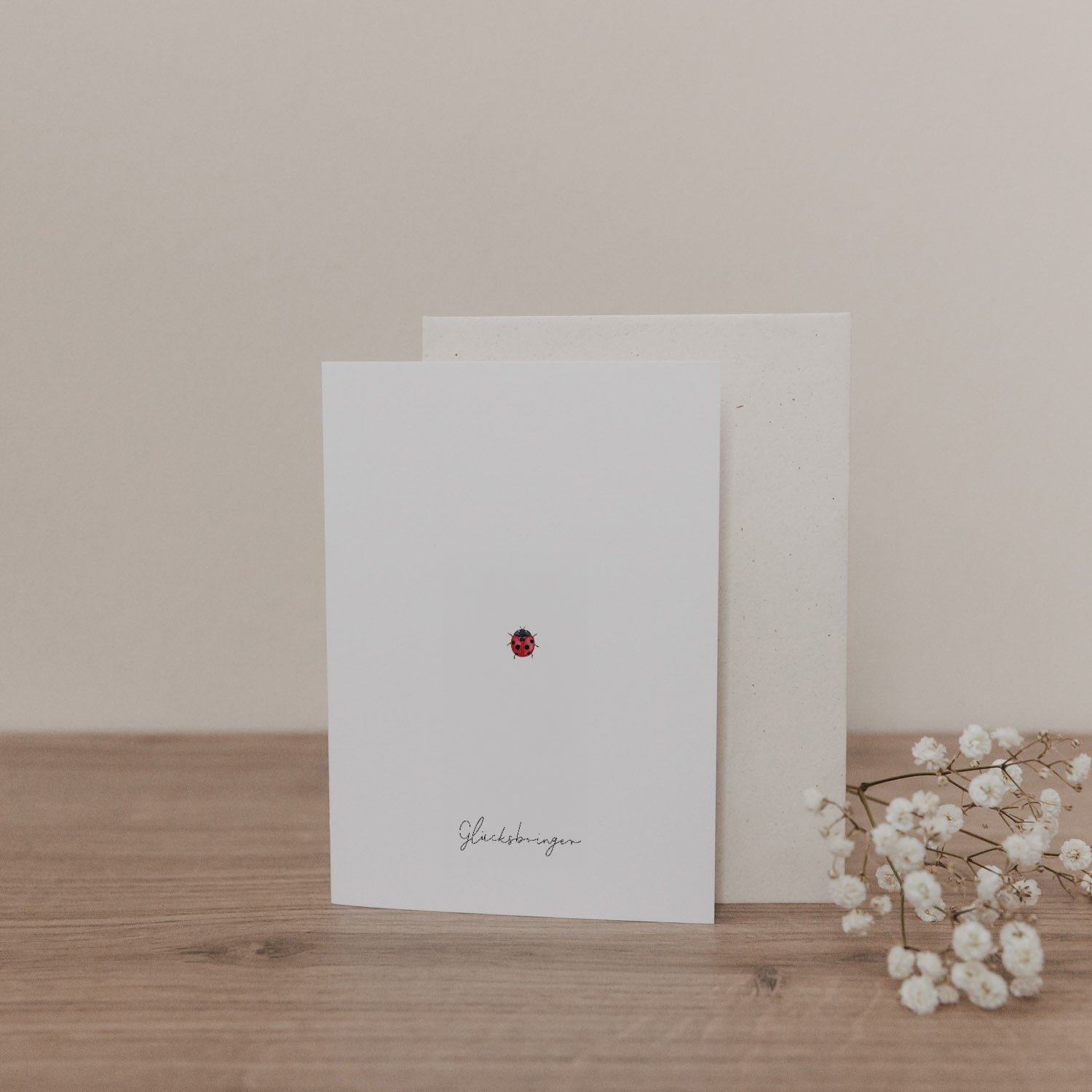 Klappkarte Ladybug