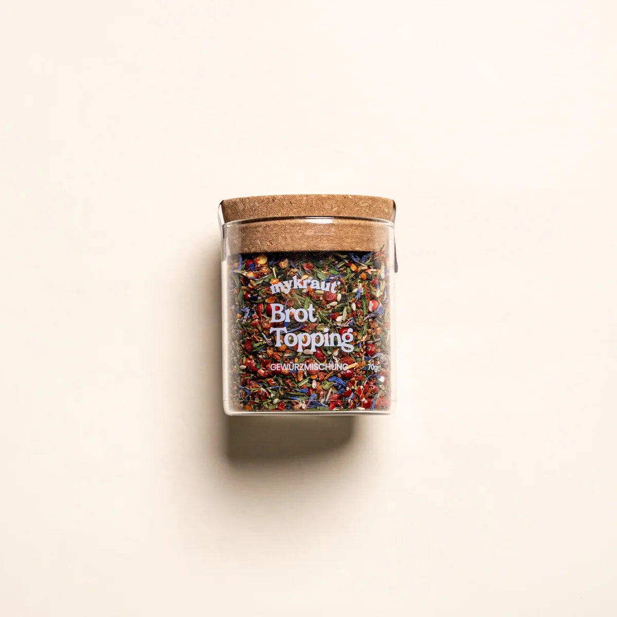 Brot Topping Korkglas