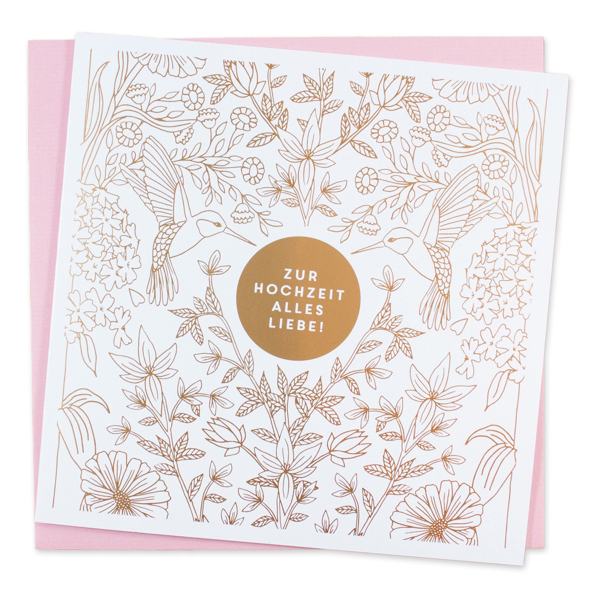 Grußkarte Zur Hochzeit alles Liebe!