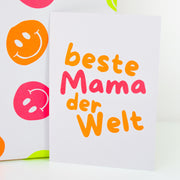 Postkarte Beste Mama der Welt