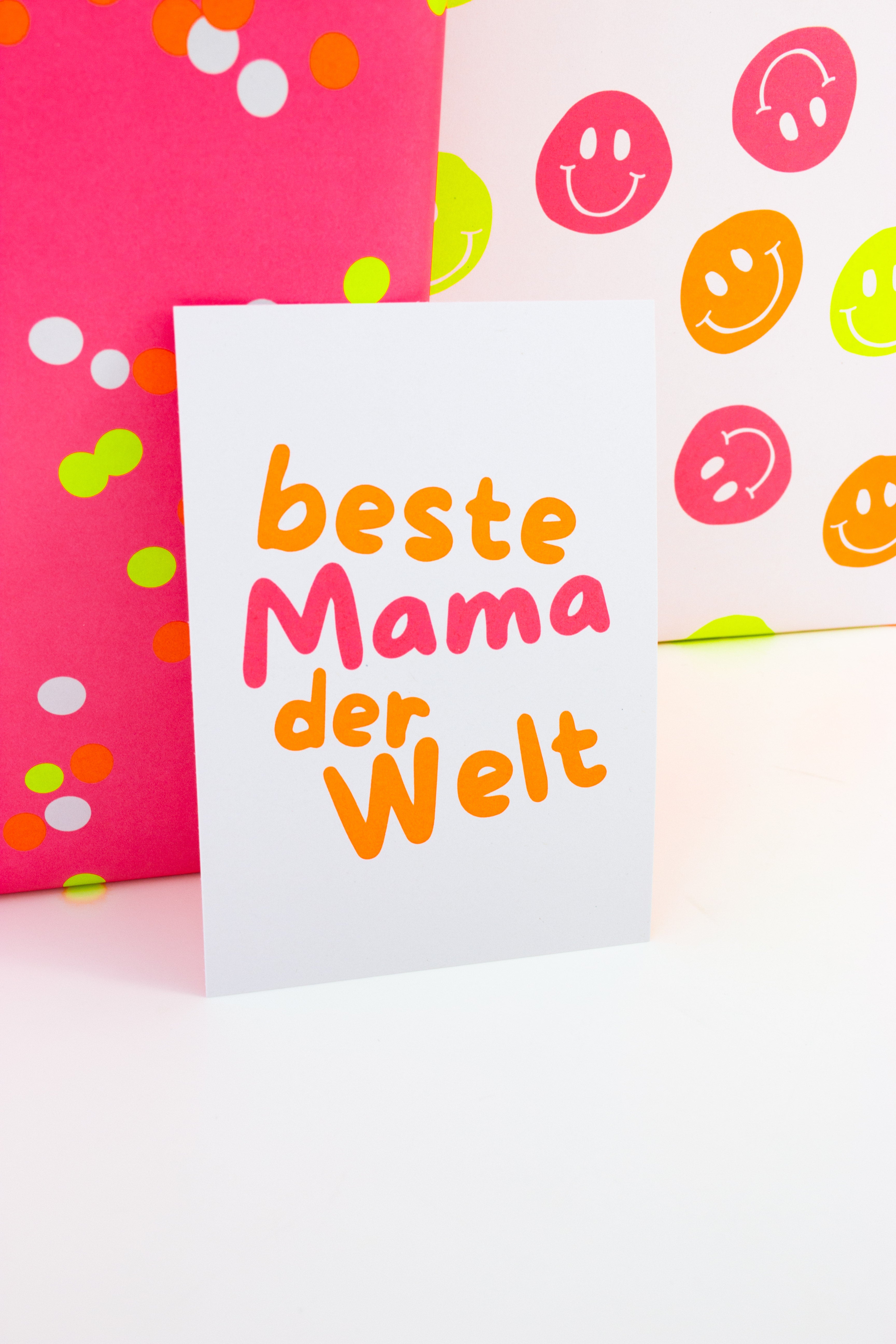 Postkarte Beste Mama der Welt