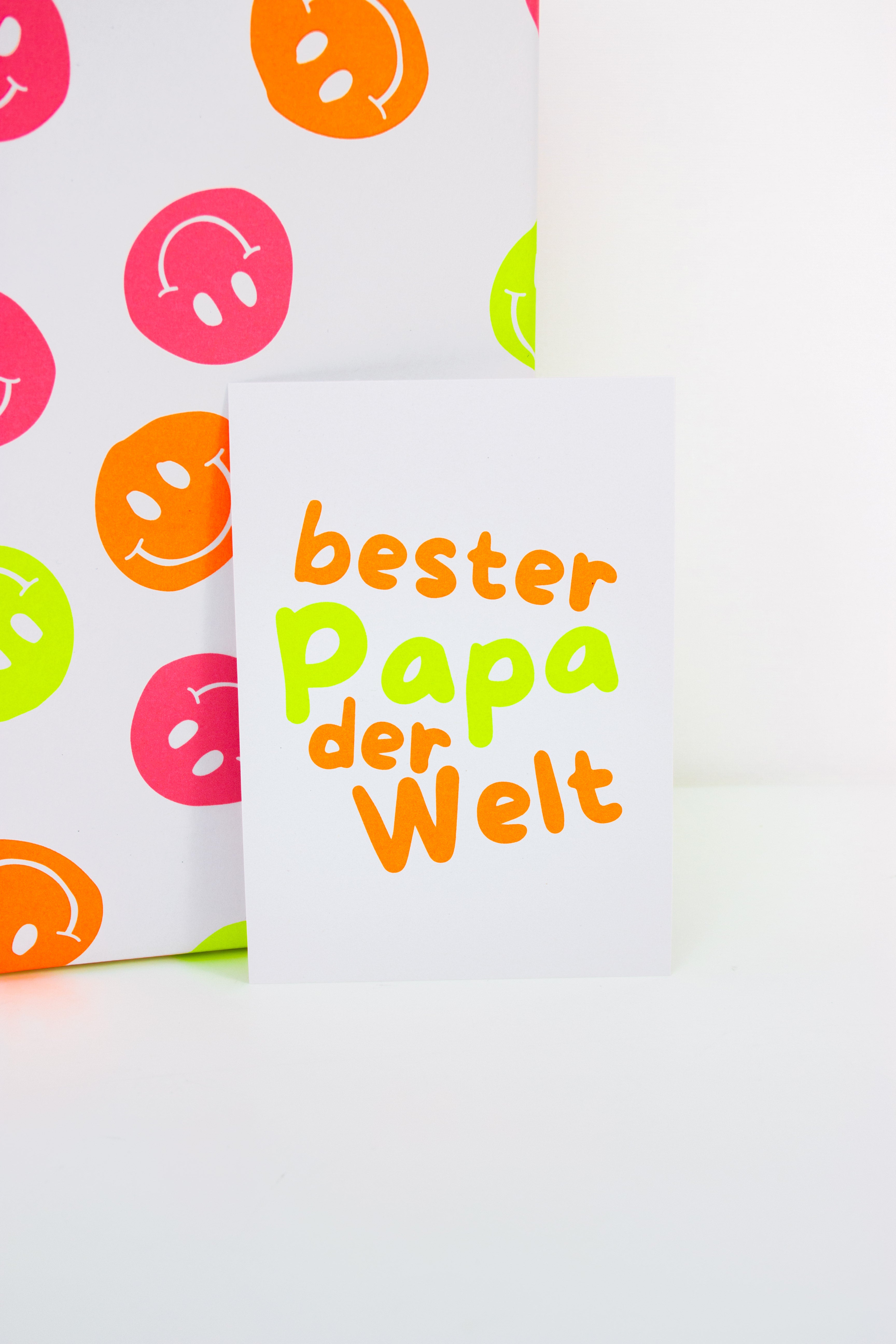 Postkarte Bester Papa der Welt