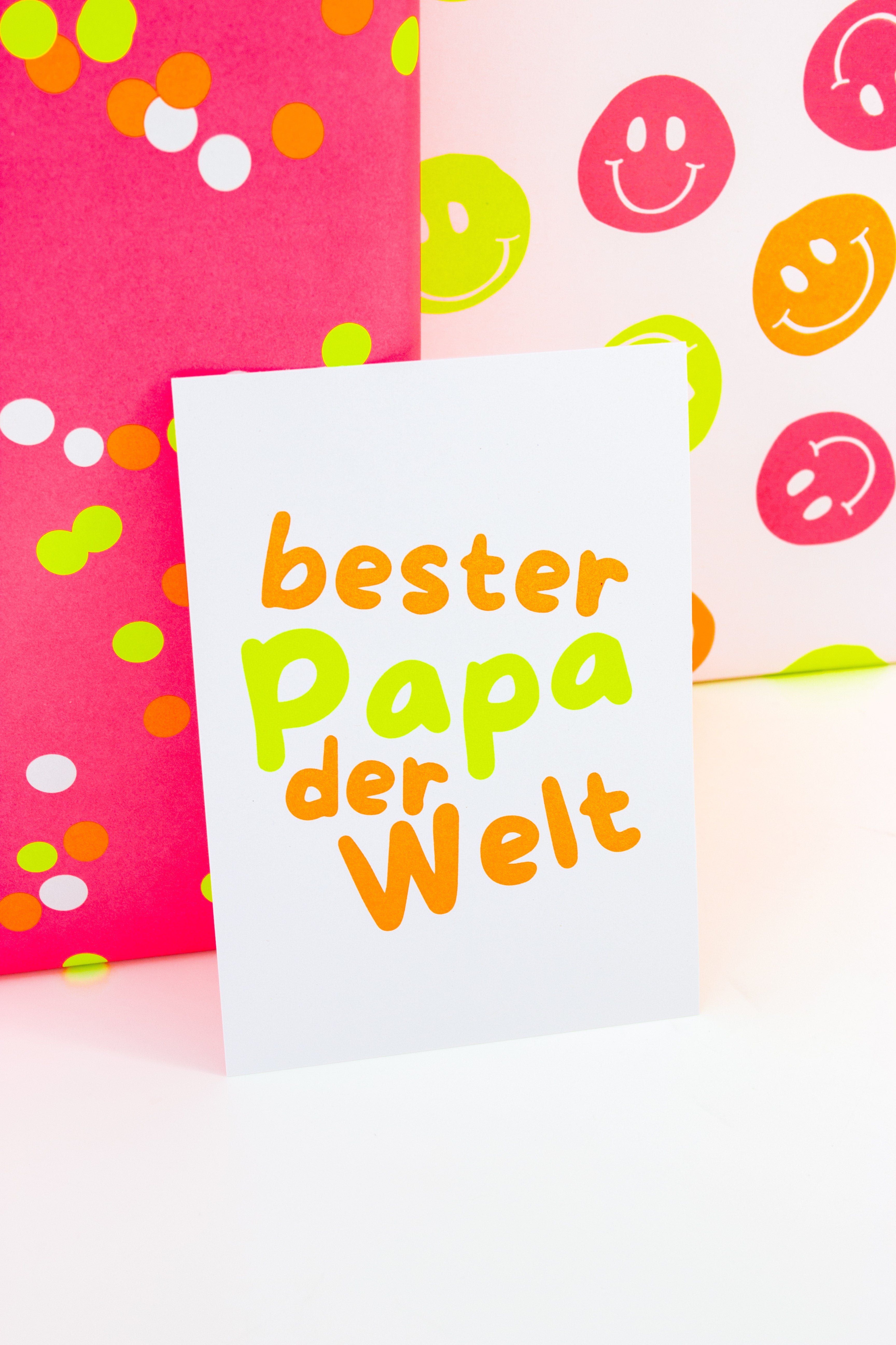 Postkarte Bester Papa der Welt