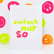 Postkarte einfach nur so