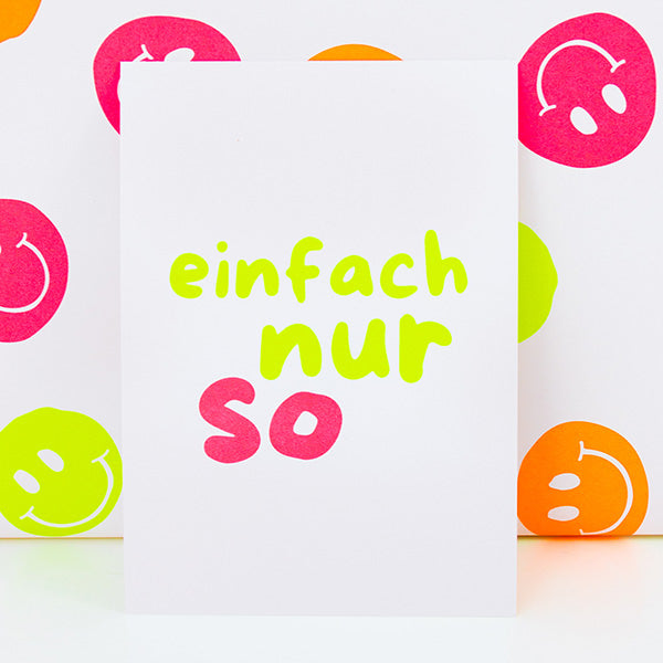 Postkarte einfach nur so