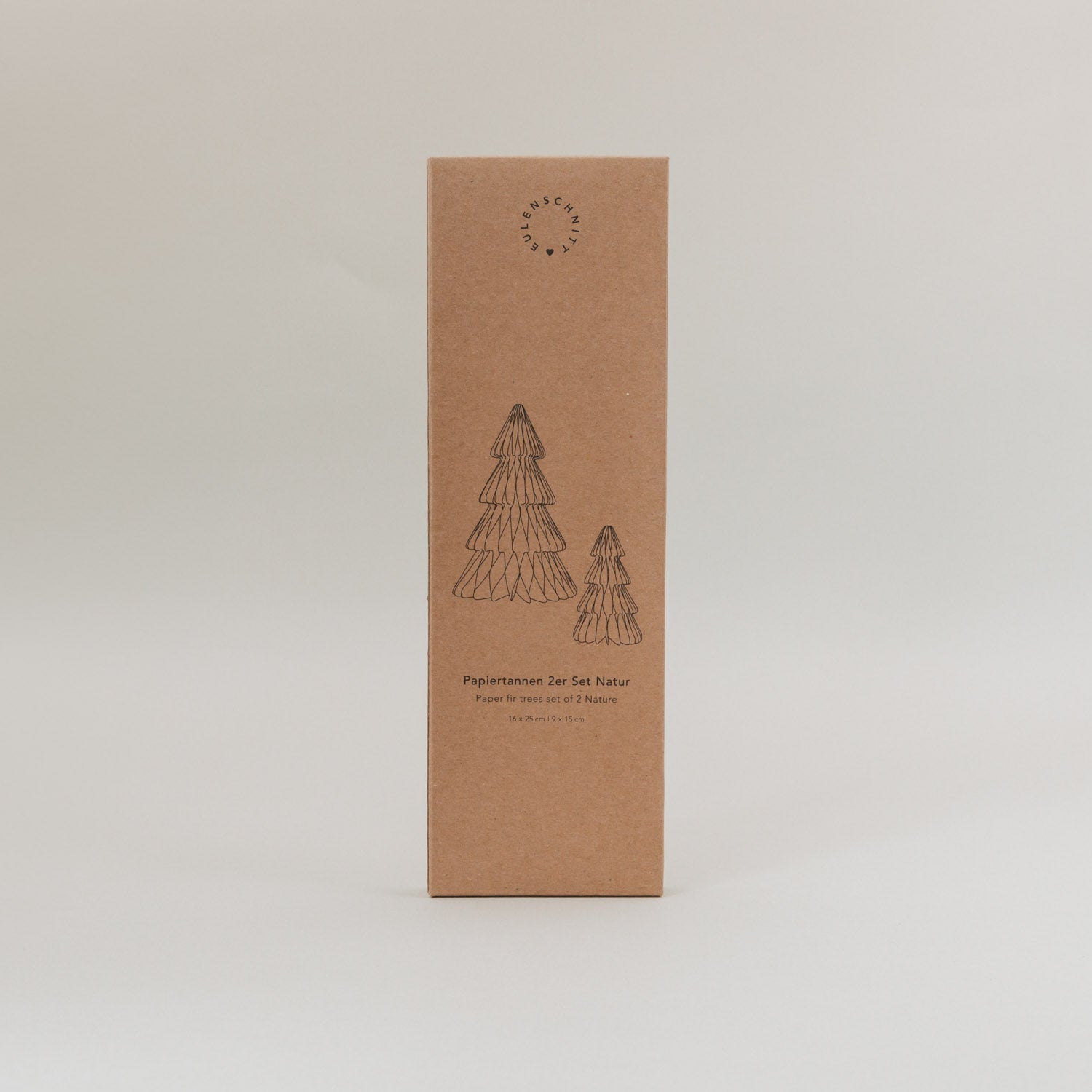 Papiertanne 2er Set