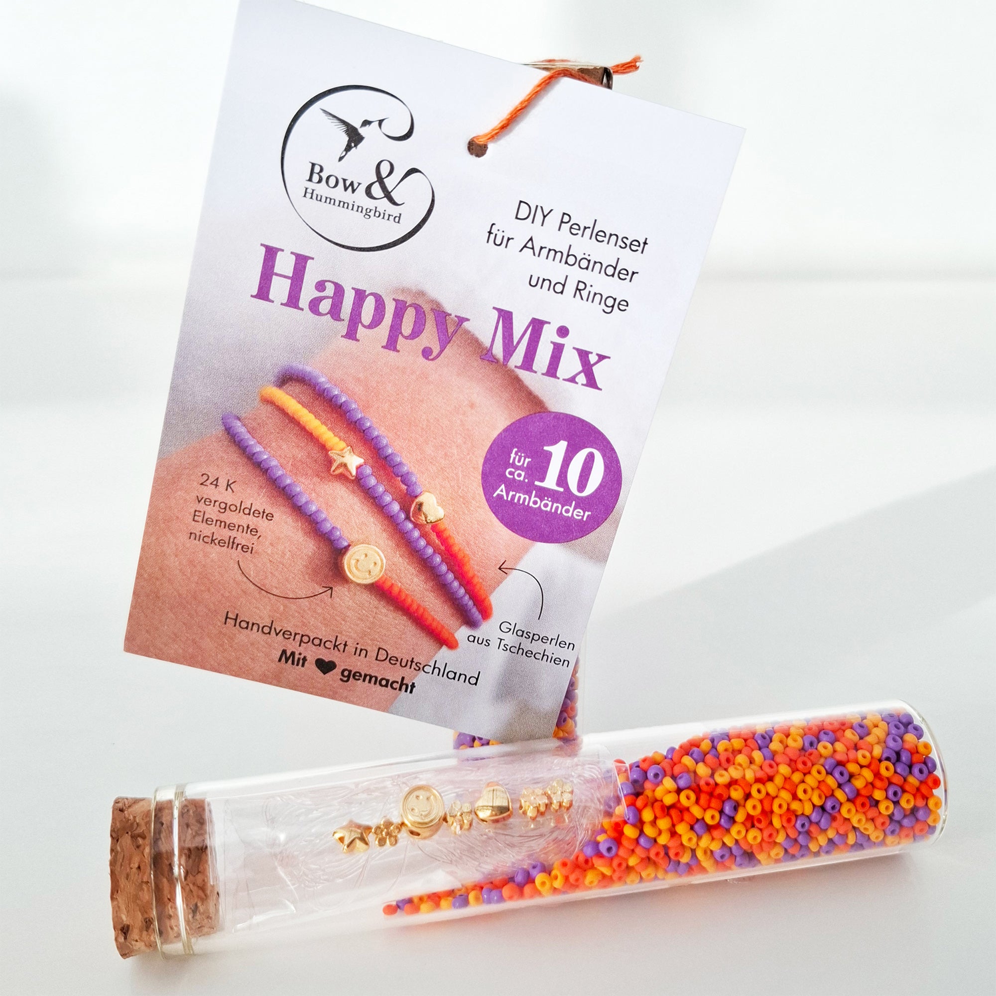 DIY Perlenset Happy Mix für Armbänder & Ringe