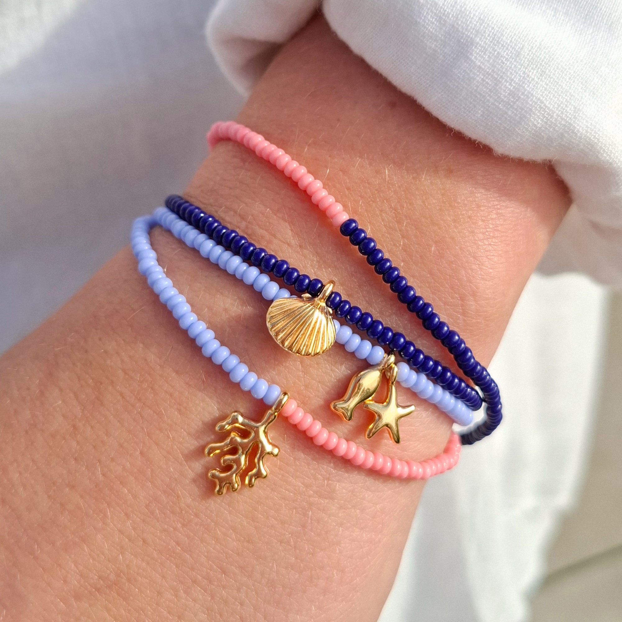 DIY Perlenset Korallenriff für Armbänder & Ringe