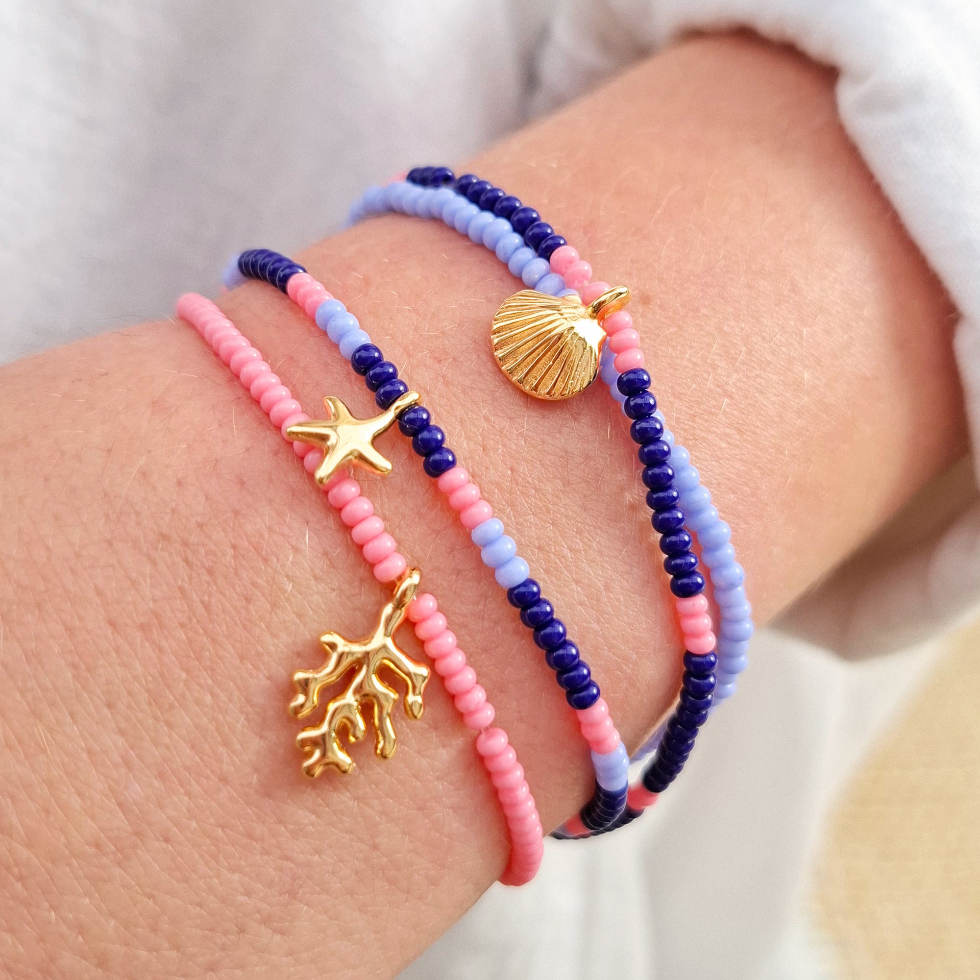 DIY Perlenset Korallenriff für Armbänder & Ringe