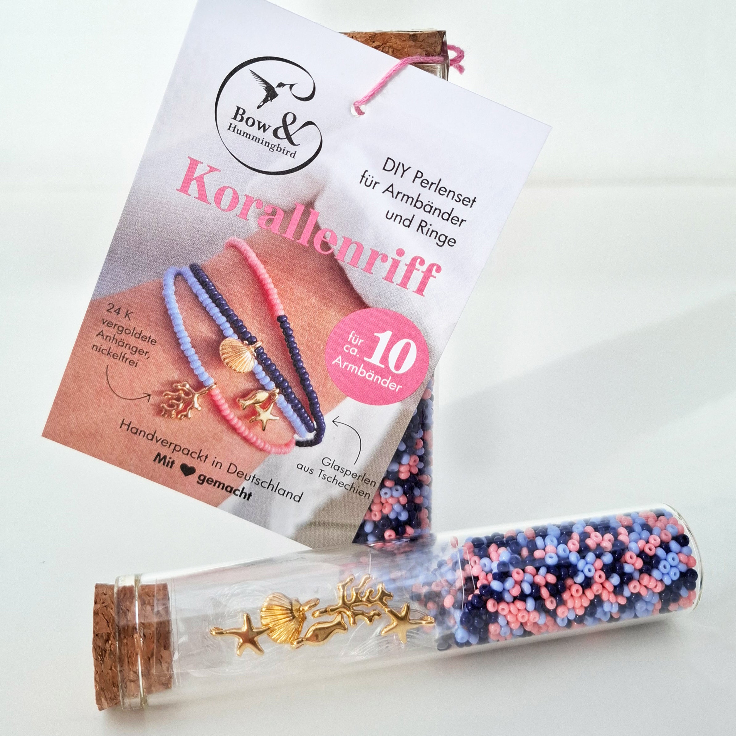 DIY Perlenset Korallenriff für Armbänder & Ringe