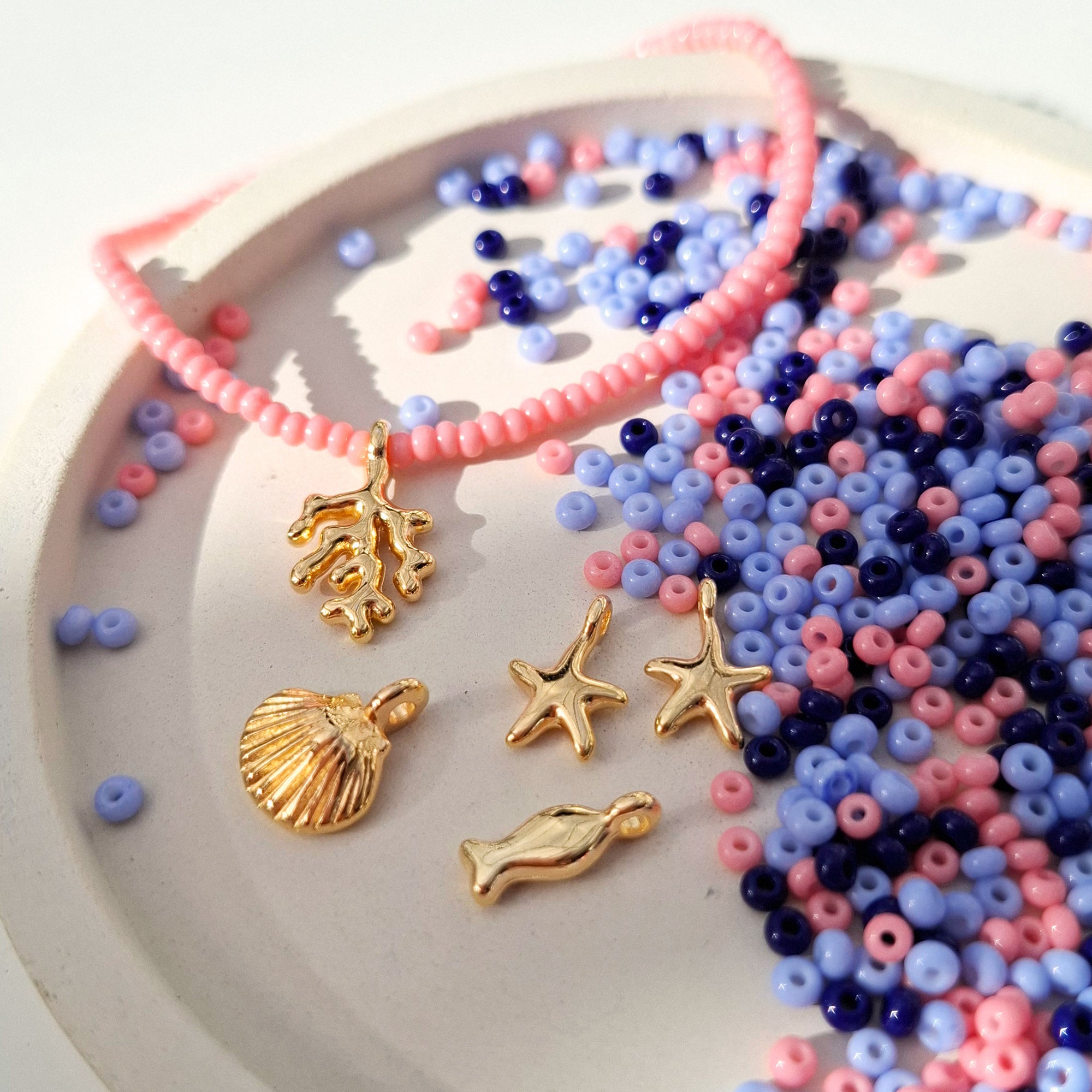 DIY Perlenset Korallenriff für Armbänder & Ringe