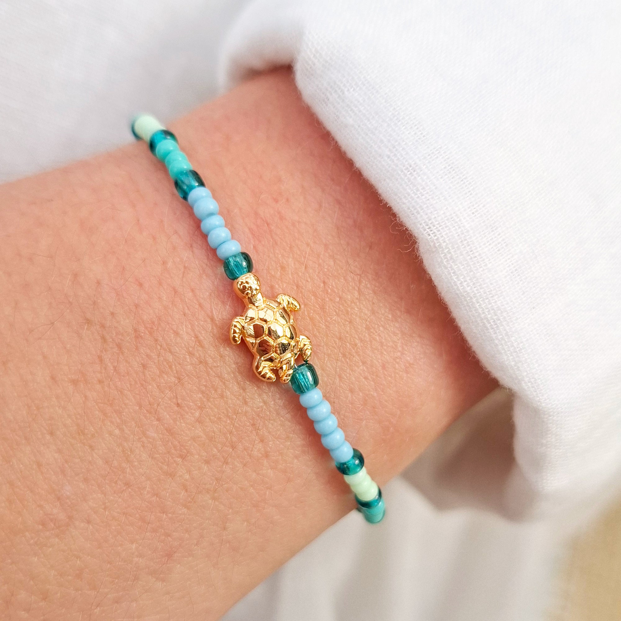 DIY Perlenset Meereswelt für Armbänder & Ringe