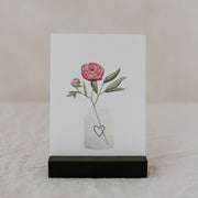 Aquarellkarte Flowers