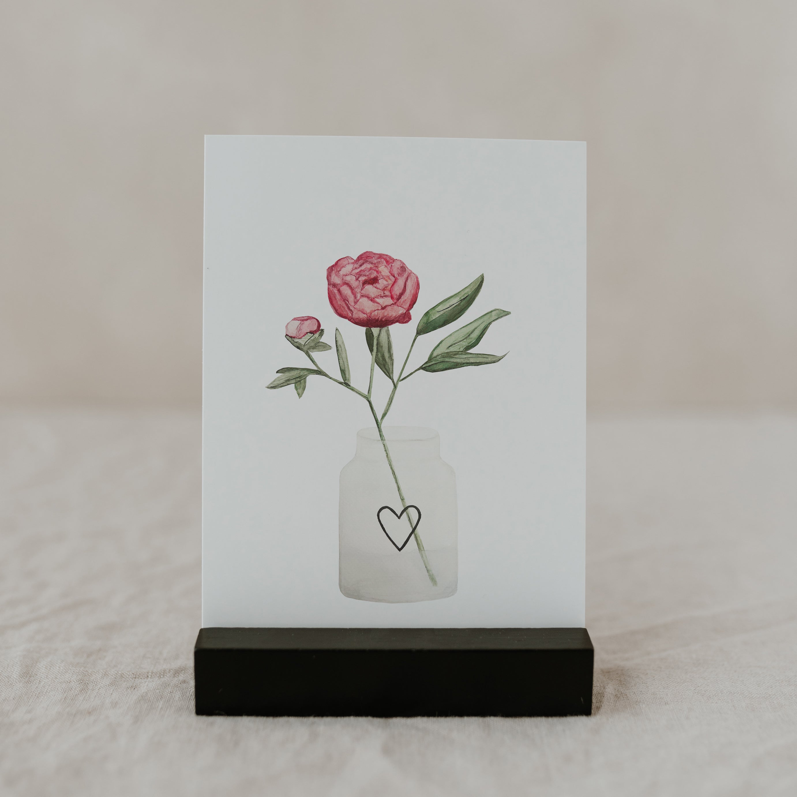 Aquarellkarte Flowers