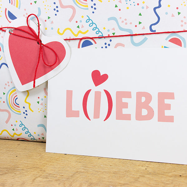 Postkarte L(I)EBE