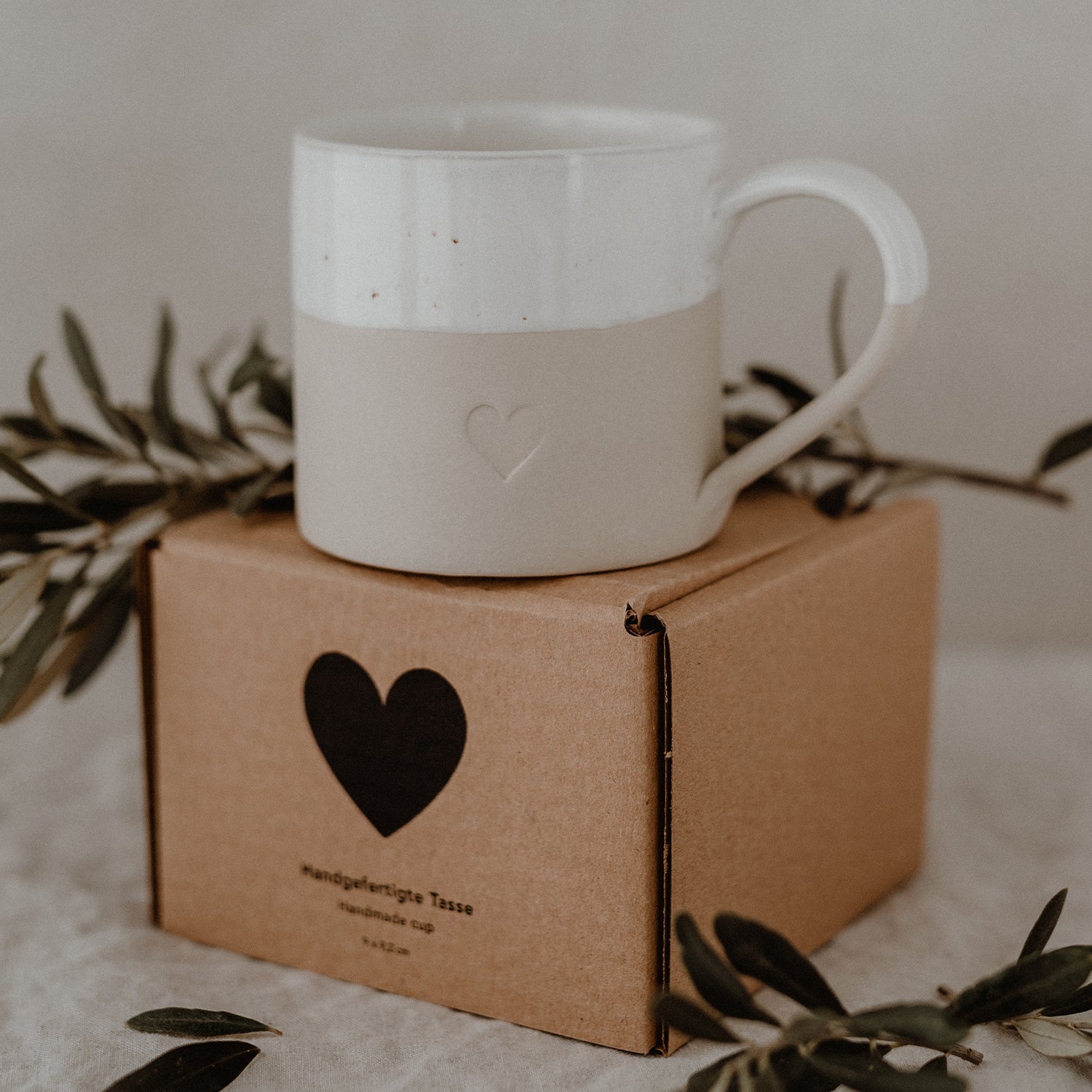 Große Tasse mit Herz