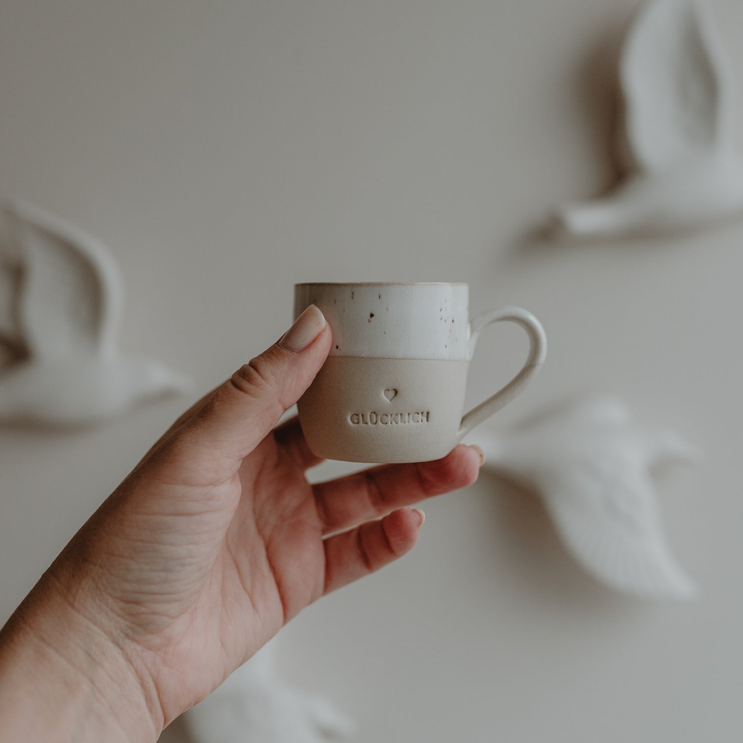 Espresso Tasse Glücklich
