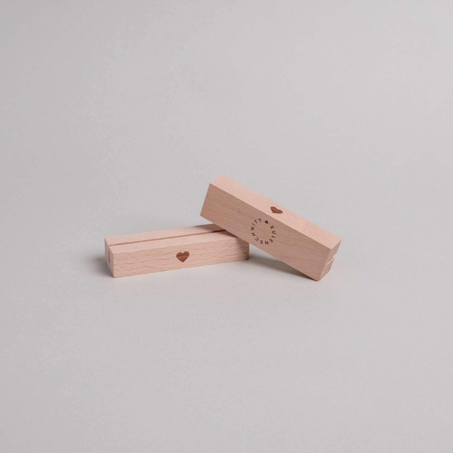 Kartenständer 2er Set - 10,5 cm Herz