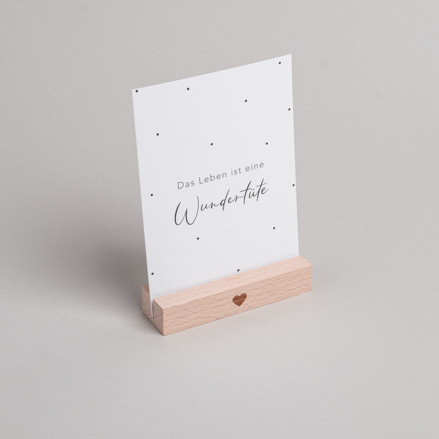 Kartenständer 2er Set - 10,5 cm Herz