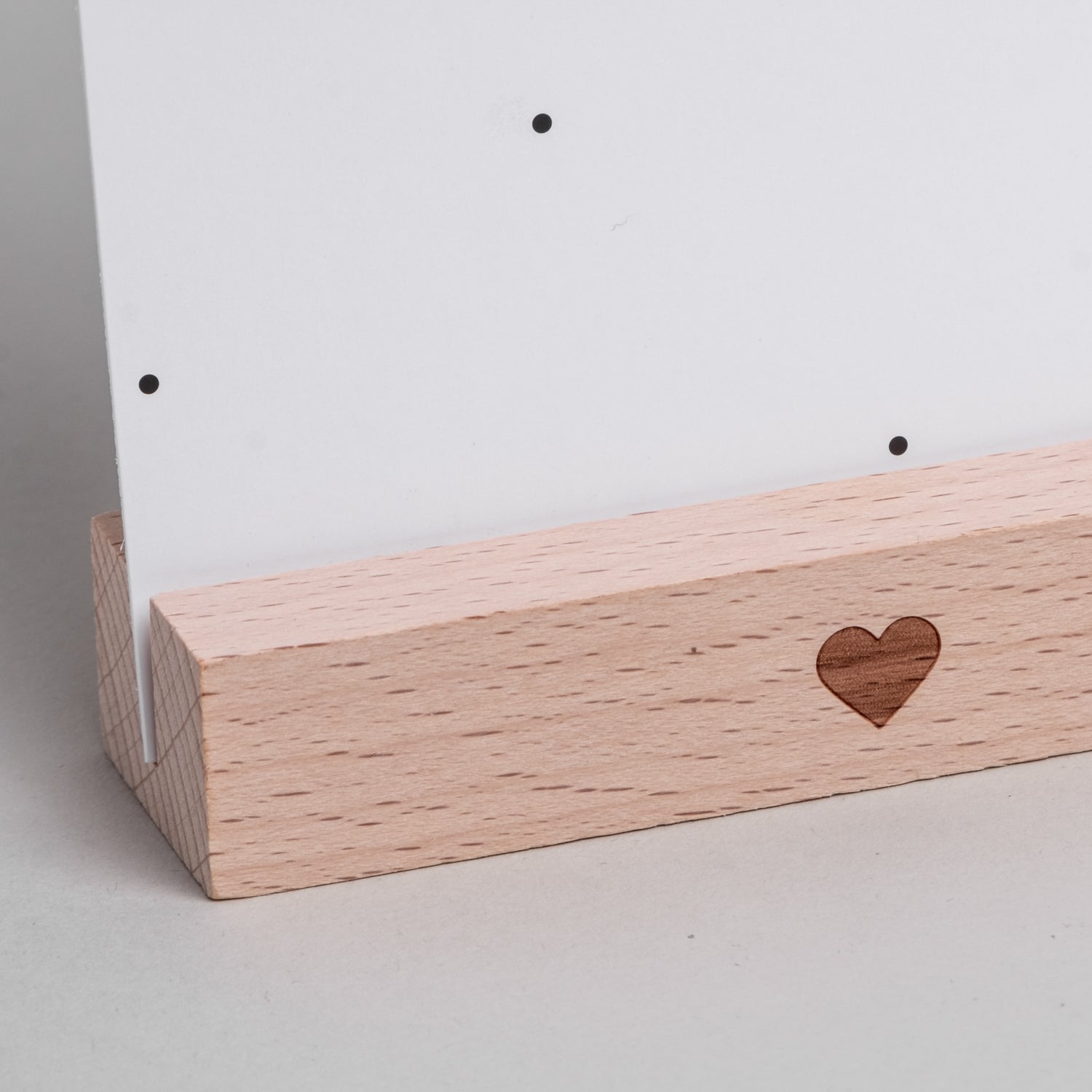 Kartenständer 2er Set - 10,5 cm Herz