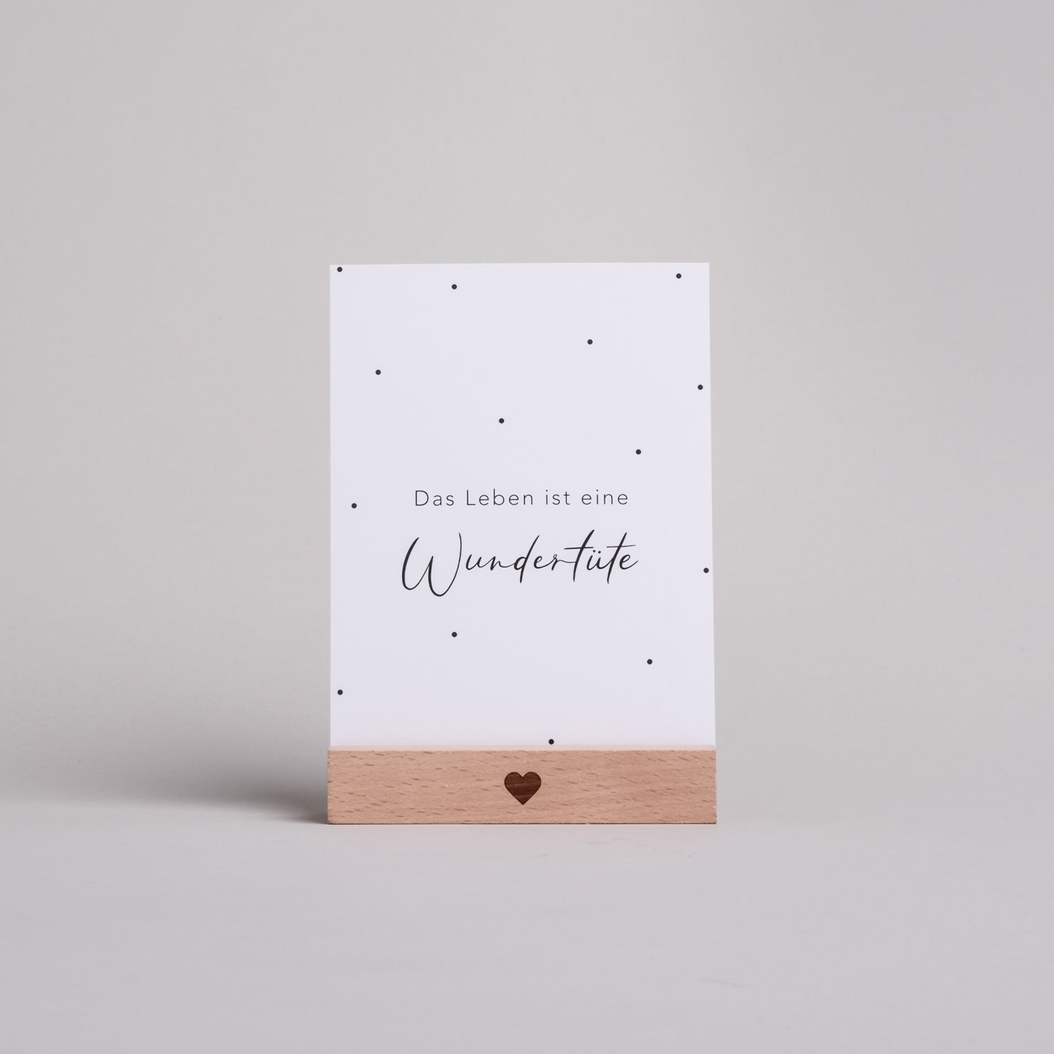 Kartenständer 2er Set - 10,5 cm Herz