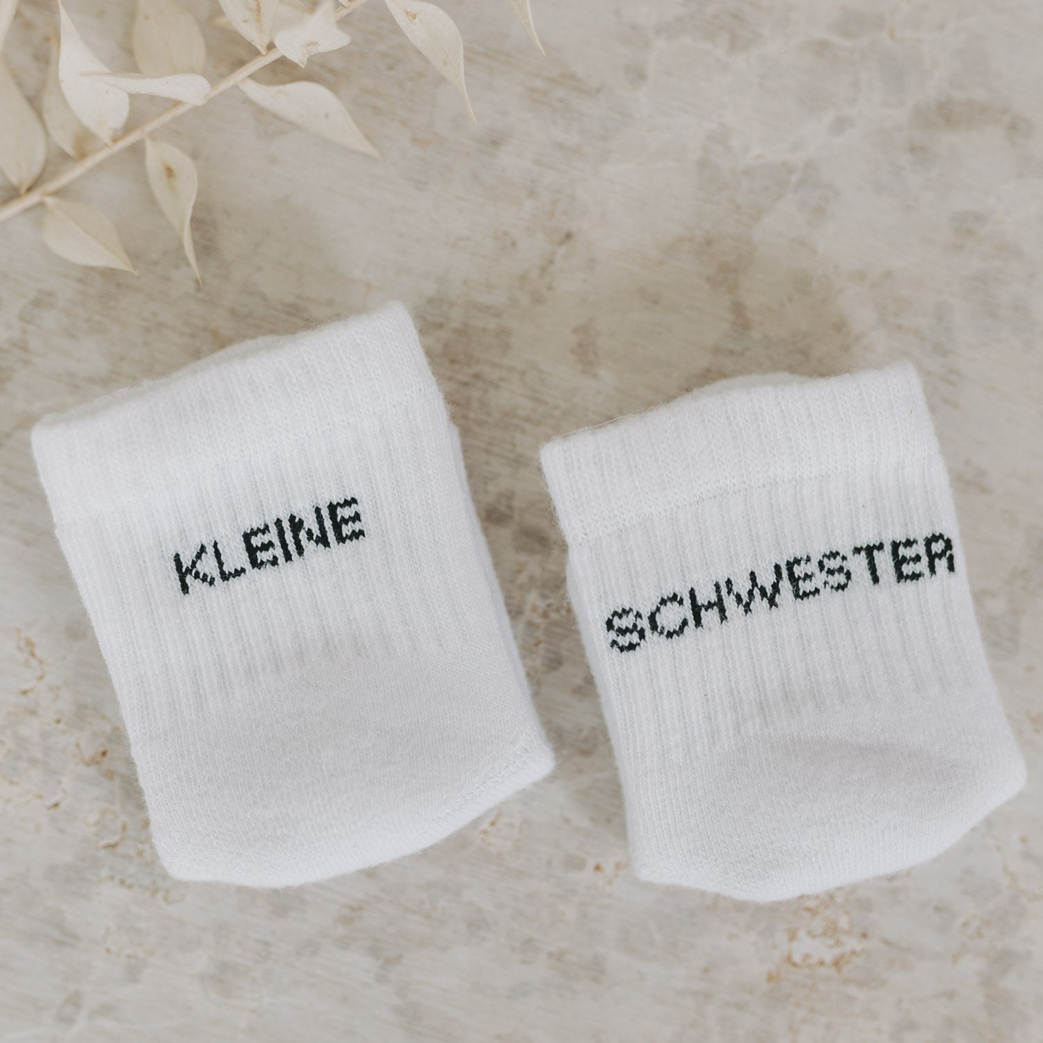 Babysocken Kleine Schwester